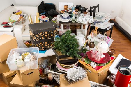 A calm, organised space after downsizing