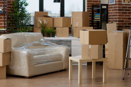 Unpacking and organising a new home